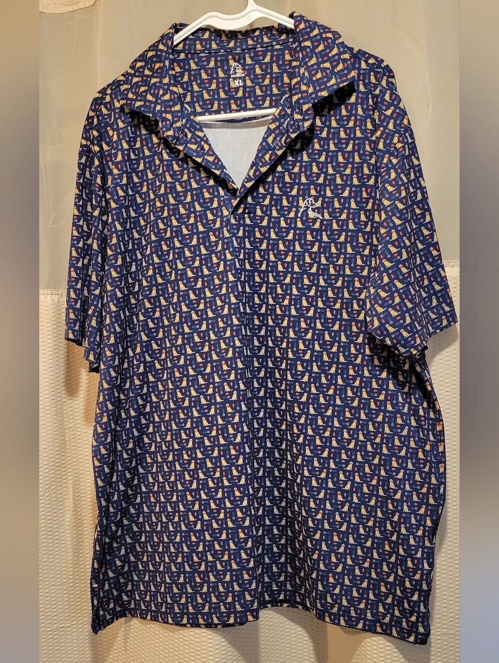 Men's RHOBACK Patterned Short-Sleeve Button Shirt